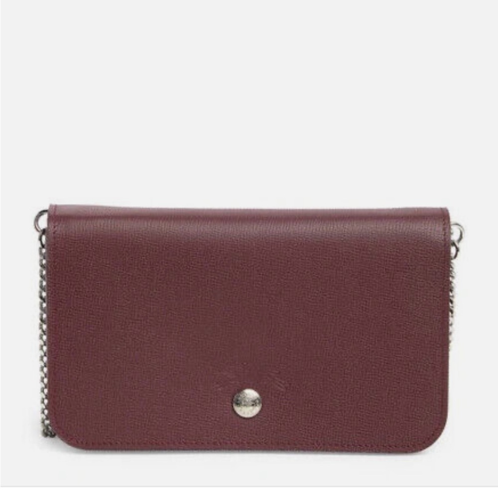 Longchamp Neo Wallet on a Chain Leather Crossbody Clutch (NO CHAIN), never used